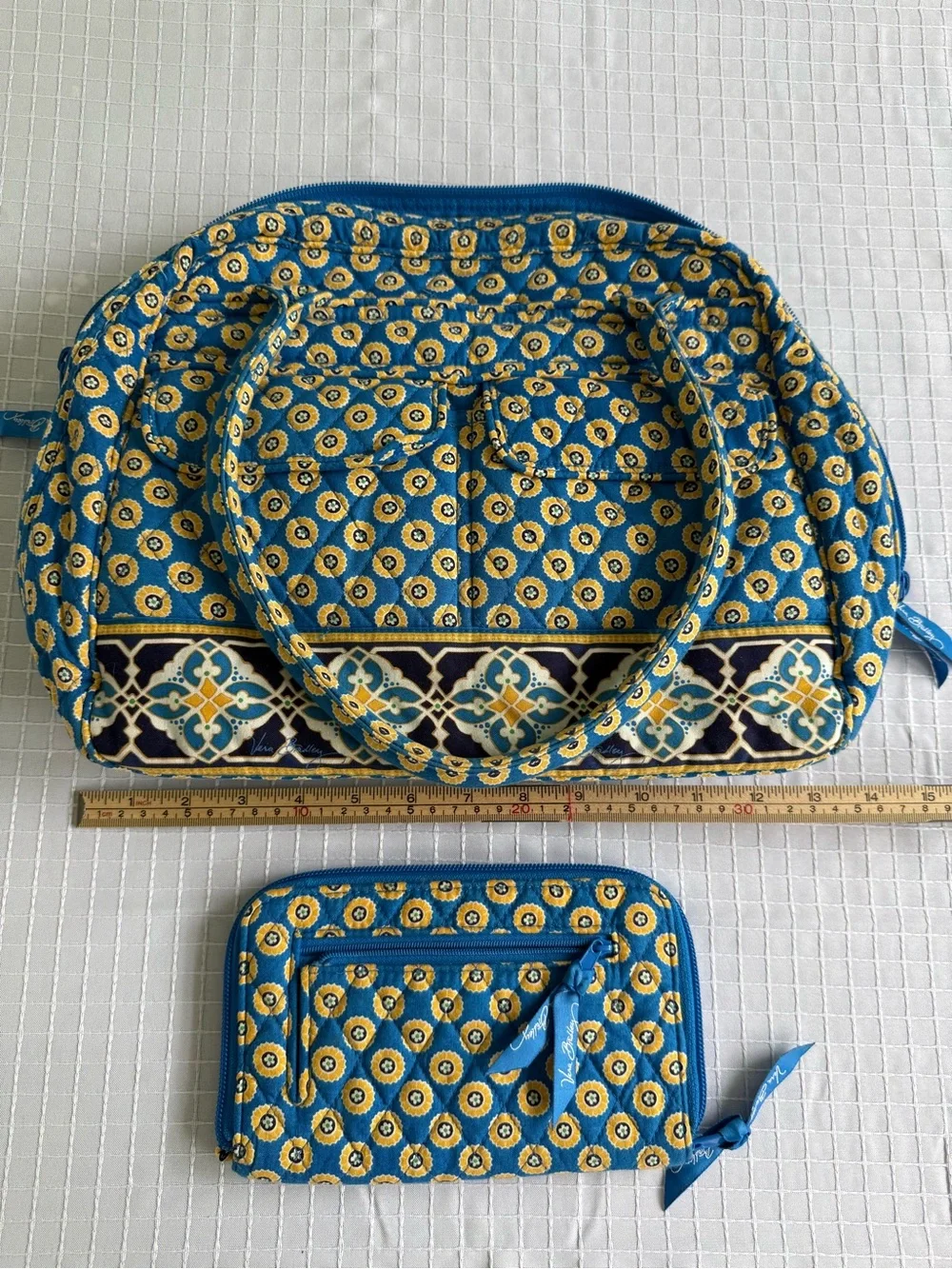 Vera Bradley Cargo Bag and Wallet Set 